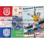 SCOTLAND Seventy two Scotland away programmes 1958-1990 to include most home countries matches and