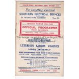 ALDERSHOT V GUILDFORD CITY 1938 Programme for the FA Cup tie at Aldershot 26/11/1938. No writing.