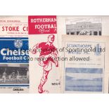 SOUTHAMPTON Twenty one Southampton first team away programmes for the 1962/63 season with a