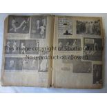 CRICKET 1938 AUSTRALIANS A scrapbook with details of every single match of the Australian cricket