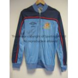 MANCHESTER CITY 1981 FA CUP FINAL Kevin Reeves blue track suit top worn at the 1981 FA Cup Final and