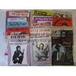 SHEET MUSIC Approximately 90 sheets including Abba, Herman's Hermits, The Tremeloes, Johnny Cash,