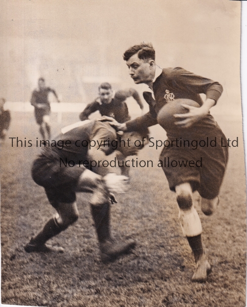 RUGBY UNION Nineteen black & white action Press photographs of various size, with may from the