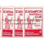 SOUTHAMPTON Twenty three Southampton first team home programmes for matches for the 1960/61 season