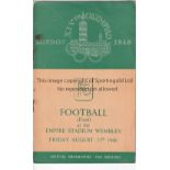 LONDON OLYMPICS 1948 Final at Wembley August 13th !948. Sweden v Yugoslavia. Rusty staples, small