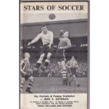 WILF MANNION COLLECTION Stars of Soccer brochure issued in 1949 and gifted to Mannion by author John