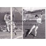 ARSENAL / CRYSTAL PALACE / CLIFF HOLTON Seven black & white Press photographs: with Arsenal 8" X