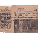 CHELSEA A collection of newspaper cuttings all pertaining to the Chelsea tour in Argentina in May