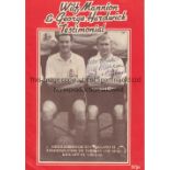 MANNION & HARDWICK TESTIMONIAL A collection of items relating to the Testimonial. Official programme