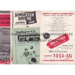 NON LEAGUE / LEAGUE FA CUP 1959/60 Eighteen programmes covering FA Cup ties in the 1959/60 season