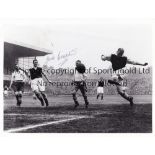 JACK CRAYSTON / ARSENAL / AUTOGRAPH An 8" X 6" black & white action photograph of Arsenal v Bolton