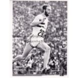 1972 OLYMPICS MUNICH Over forty 10" X 8" black & white Press photographs including David Jenkins,