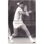 TENNIS PHOTOS Approximately 85 Press photographs of various size, mostly black & white from 1980's