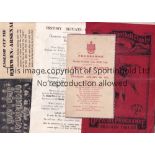 ARSENAL V DARWEN 1932 / RECORD CUP VICTORY Four items relating to Arsenal's record Cup victory 11-