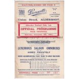 ALDERSHOT V DARTFORD 1931 Full 12 page programme for the London Combination match at Aldershot 7/