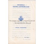 NETHERFIELD / GRIMSBY Programme Netherfield v Grimsby Town FA Cup 1st Round 19/11/1955. No