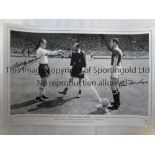 1958 FA CUP FINAL Limited Edition print, number 58 of 58 issued, showing the 1958 FA Cup Final