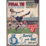 1932 FA CUP FINAL Programme for Arsenal v Newcastle United, very slight vertical crease and slightly