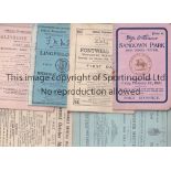 HORSERACING Ten racecards and an LNER train timetable railway bill for Grand National Day 27/3/1936.