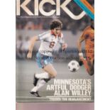 TORONTO BLIZZARD V DETROIT EXPRESS 1980 Large official Kick programme for the match in Toronto.