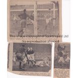 CHELSEA A collection of newspaper cuttings all pertaining to Chelsea matches from the 1930's onwards