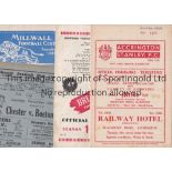 NON LEAGUE / LEAGUE FA CUP 1958/59 Nineteen programmes covering FA Cup ties in the 1958/59 season