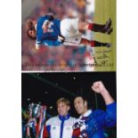 RANGERS Ten signed photos showing players from the 1960s – 1980s, all measuring 8” x 6” and
