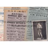 BOXING Programme for a tournament at Colston Hall, Bristol 20/2/1939, slight horizontal creases. 5