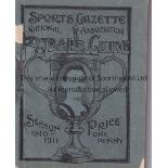 PROGRAMME GUIDE 1910/11 Sports Gazette National Association Programme Guide 1910/11 with minor paper