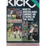 SEATTLE SOUNDERS V VANCOUVER WHITECAPS 1980 Large official Kick programme for the match in