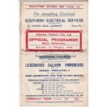 ALDERSHOT V BRISTOL CITY 1936 Programme for the League match at Aldershot 1/2/1936, slight