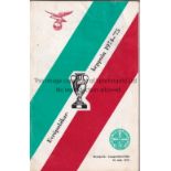 VALUR / CELTIC Programme Valur Reykjavik v Celtic European Cup Winners' Cup 1st Round 1st Leg 16/9/