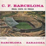 1966 FAIRS CUP FINAL Barcelona v Real Zaragoza (1st Leg) played 14 September 1966 at the Nou Camp,