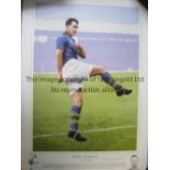 JOHN CHARLES Signed Poster in tube "20" x "13" of John Charles Leeds United and Wales. Generally