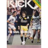 MINNESOTA KICKS V SEATTLE SOUNDERS 1980 Large official Kick programme for the match in Minnesota