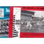 RANGERS Seventy Rangers home programmes 1958-1993 mostly competitive European matches with some