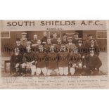 SOUTH SHIELDS AFC Black & white team group 1910-11, being their first as South Shields and after