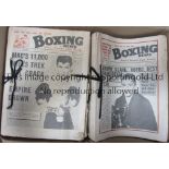 BOXING NEWS MAGAZINES Over 220 issues including a complete set of 52 for 1967, complete set of 52