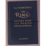 1954 THE RING BOOK / BOXING Hardback book. Generally good