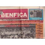 1983 UEFA CUP FINAL Official Benfica newspaper programme for the match in Lisbon v. Anderlecht.