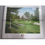 1995 RYDER CUP / BERNARD GALLACHER AUTOGRAPH A signed limited edition 25" X 22" print of a