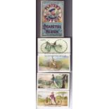 JOHN PLAYERS CIGARETTE CARDS / CYCLING A complete set of 50 cards issued in 1939 housed in an