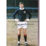 SCOTLAND Fifteen 12” x 8” photos, showing former Internationals including Denis Law, John Greig,