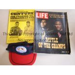 MUHAMMAD ALI V JOE FRAZIER 1971 / THE FIGHT OF THE CHAMPIONS On site official unused cap for the