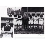 JACK CRAYSTON / ARSENAL / AUTOGRAPHS Two signed black & white photographs. A 10" X 8" of six of