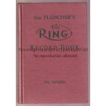 1951 THE RING BOOK / BOXING / AUTOGRAPH Hardback book signed on the frontispiece with a dedication