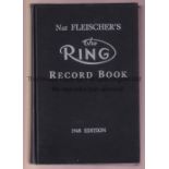 1948 THE RING BOOK / BOXING / AUTOGRAPH Hardback book signed on the frontispiece with a note to "