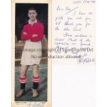 HAROLD HOBBS / CHARLTON ATHLETIC / AUTOGRAPHS A signed large Topical Times colour panel and a