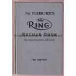 1946 THE RING BOOK / BOXING / AUTOGRAPH Hardback book signed on the frontispiece with a dedication