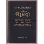 1956 THE RING BOOK / BOXING / AUTOGRAPH Hardback book signed on the frontispiece with a note to